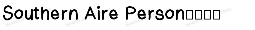 Southern Aire Person字体转换